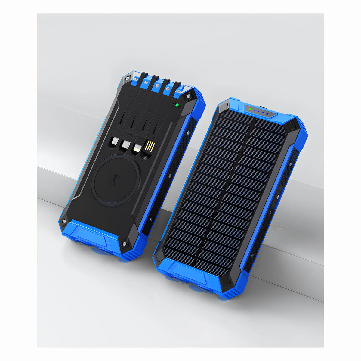 SUNDRAW S1 solar power bank in blue and black