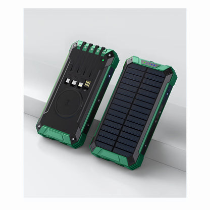 SUNDRAW S1 solar power bank in green and black