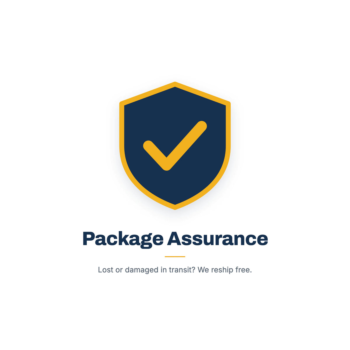 Free replacement if your order is lost, stolen or damaged in transit
