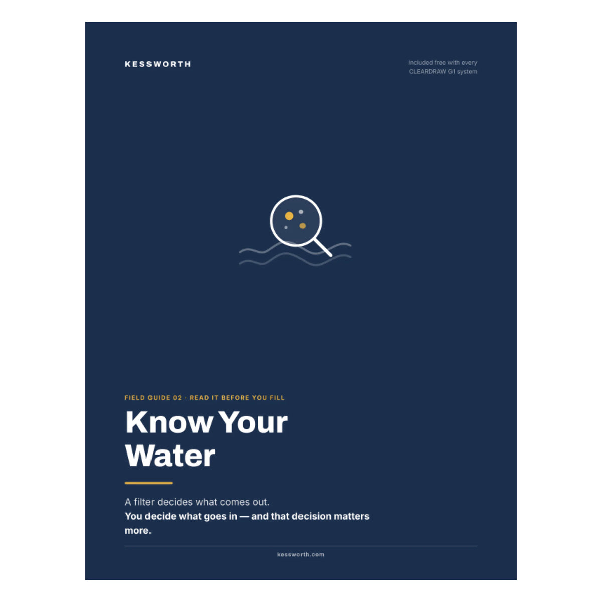 Know Your Water — How to read a water source before you drink from it, 9 pages